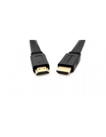 Gold Plated HDMI V1.4 Male to Male Flat Cable (30cm)