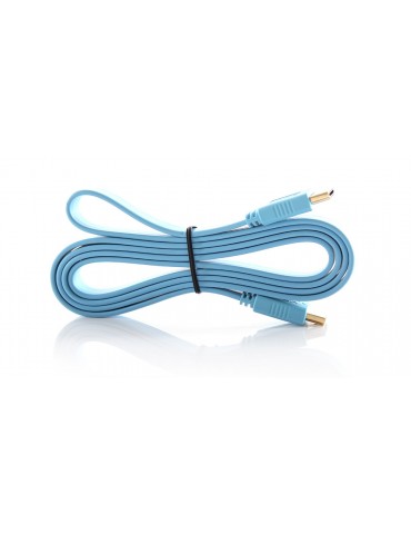 Flat HDMI V1.4 Cable - Blue